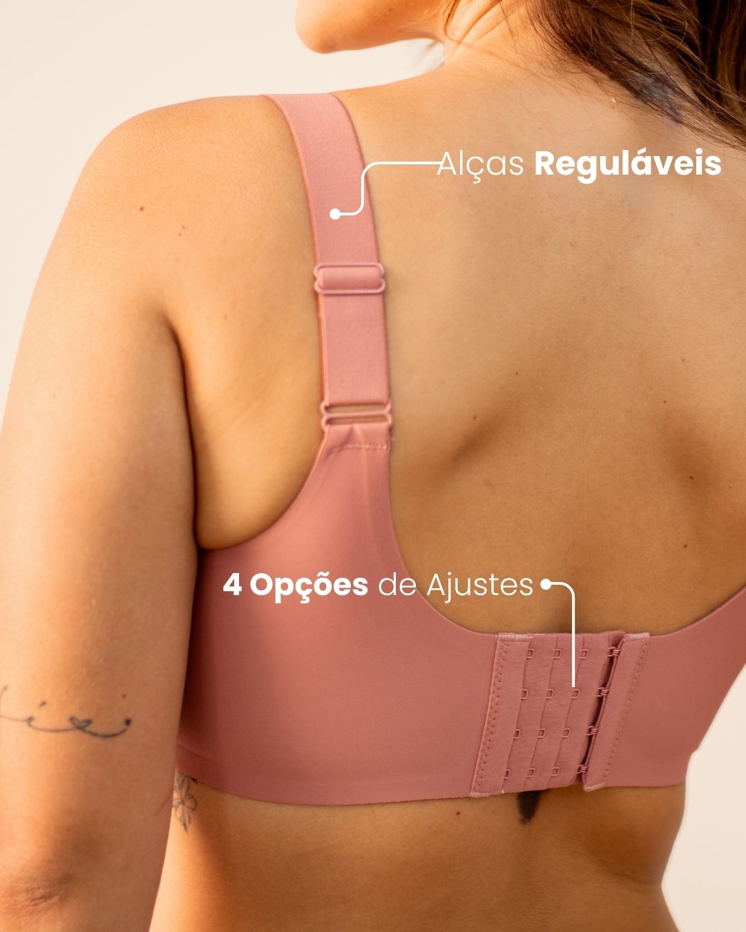 LEVE 3 PAGUE 1 - Sutiã Premium Reforçado de Alta Sustentação e Conforto